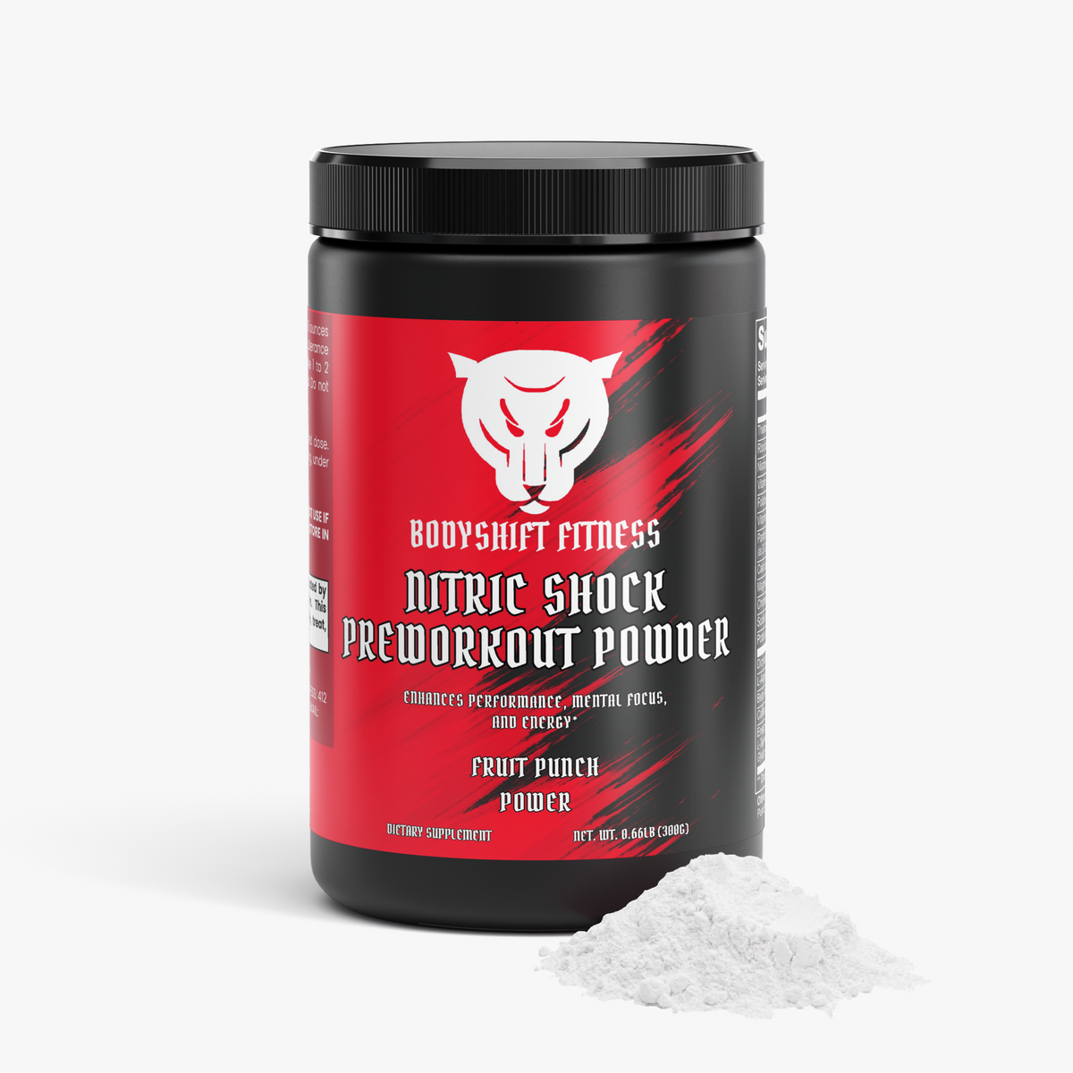BSF Nitric Shock Pre-Workout Powder (Fruit Punch)