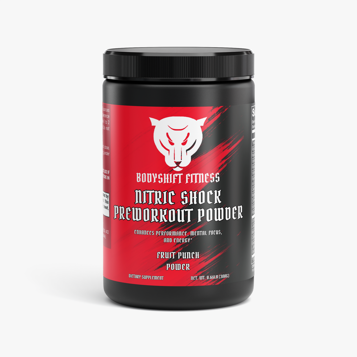 BSF Nitric Shock Pre-Workout Powder (Fruit Punch)