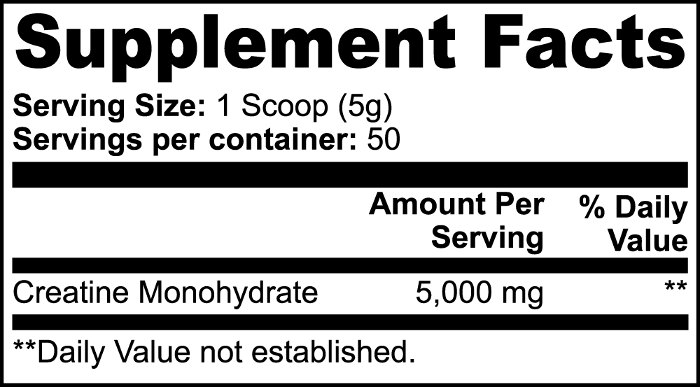 BSF Creatine Monohydrate
