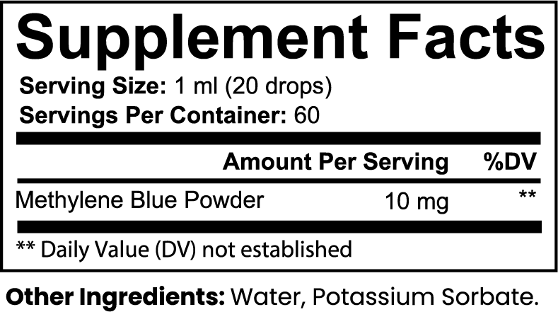 BSF Methylene Blue Drops