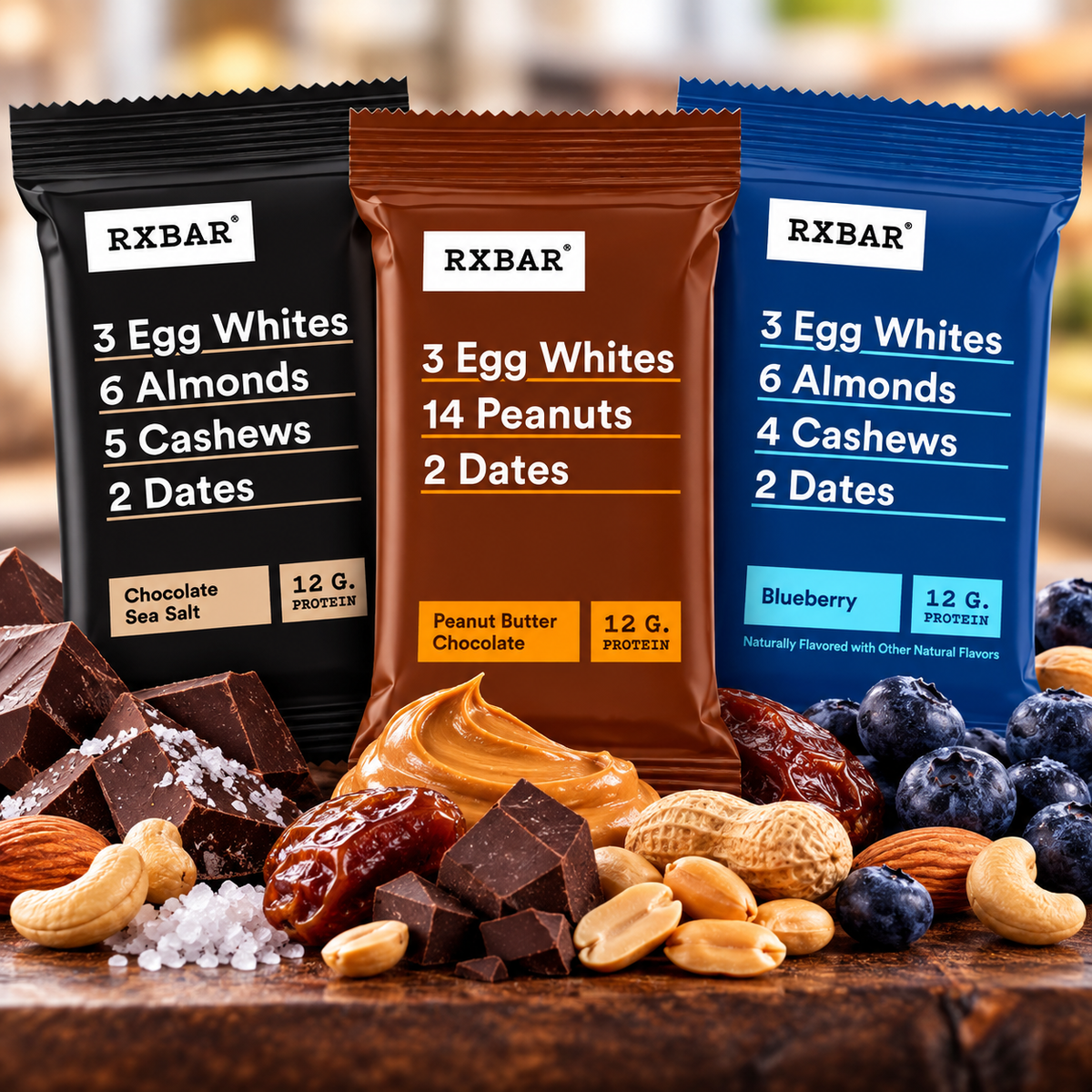 RXBAR Protein Bars, 1.8 oz (Assorted Flavors)